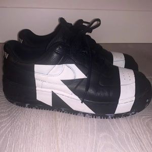 Nike Womens Air Force 1 Low Upstep Uptown Black